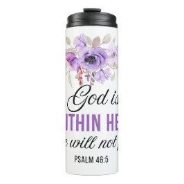 Psalm 46:5 Gud är i hennes skriptblomma