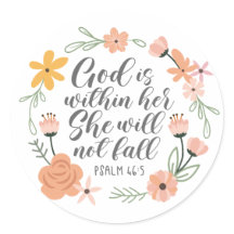 Psalm 46:5 Gud är inom henne kommer hon inte falla