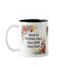 Psalm 46:5 GUD är inom henne Kristna Mugg