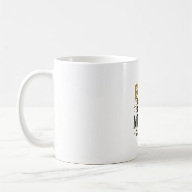 Psalm 46_5 kristen typografi vektor kaffemugg (Vänster)