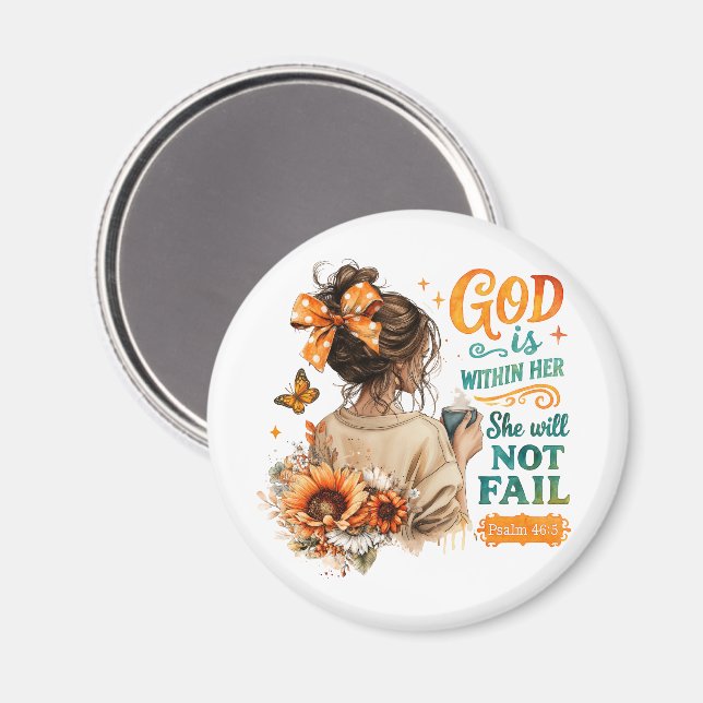 Psalm 46:5... magnet (Front/Back)