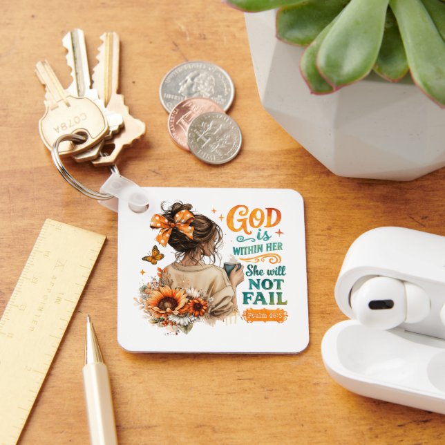 Psalm 46:5... nyckelring (Skrivbord)