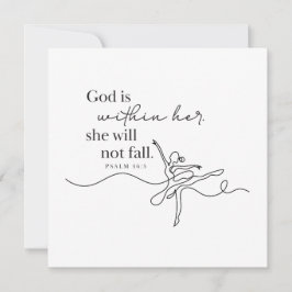 PSALM 46:5 - Personlig Notkorth Anteckningskort