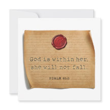PSALM 46:5 - Personligt vykort