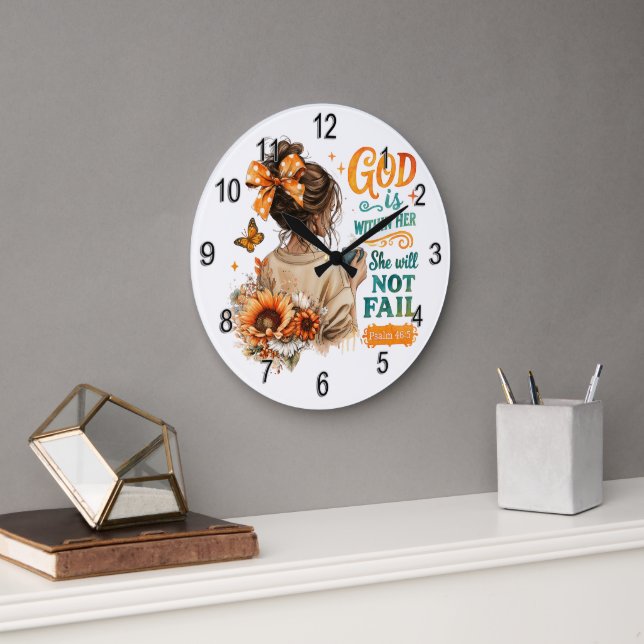 Psalm 46:5... stor klocka (Kontor)