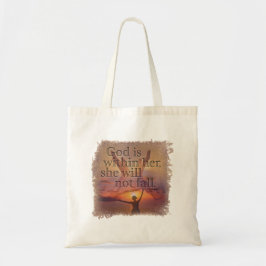PSALM 46:5 - Tote Bag Tygkasse