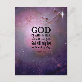 Psalm 46:5 vykort