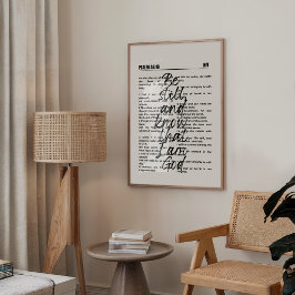 Psalm 46 Fall Christian Wall Poster