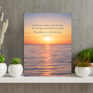 Psalm 46 Gud är vår Poster i psalm