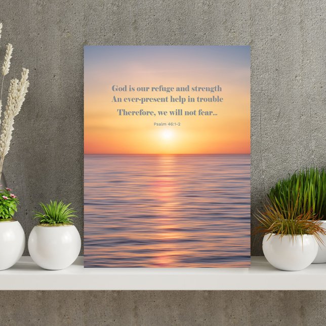 Psalm 46 Gud är vår Poster i psalm (Skapare uppladdad)