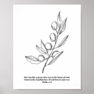 Psalm 52:8 poster