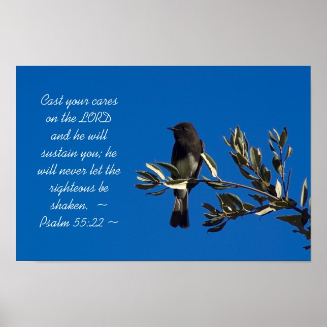 Psalm 55:22 poster (Framsidan)