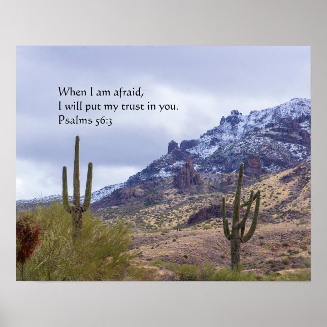 Psalm 56:3 poster (Framsidan)