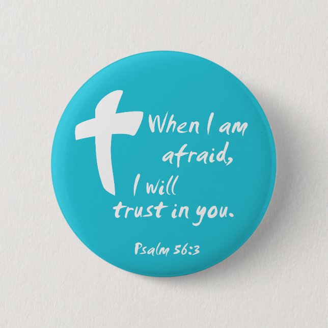 Psalm 56: När den rädda I-förmiddagen mig ska Knapp (Framsida)