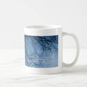 Psalm 5:3 Min röst ska höras på morgonen Kaffemugg