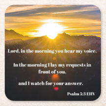 Psalm 5:3 på morgonen..