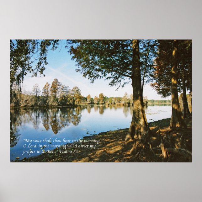 Psalm 5:3 poster (Framsidan)