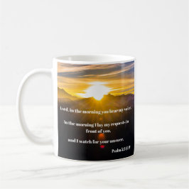 Psalm 5 morgon bible Verse Kaffemugg