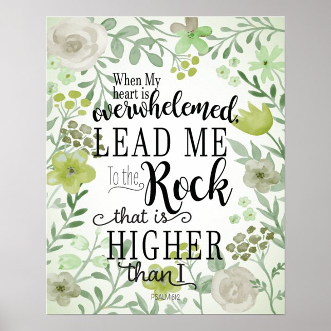 Psalm 61:2 poster (Framsidan)