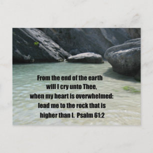 Psalm 61:2 vykort