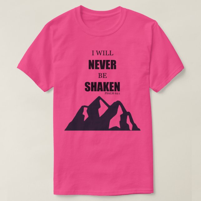 Psalm 621 Bibelverse T Shirt (Design framsida)