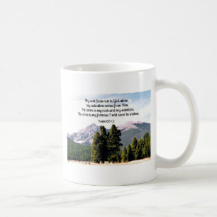 Psalm 62:1,2 kaffemugg