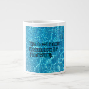 Psalm 62:1 WEBU Muggen Jumbo Mugg
