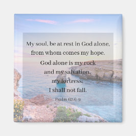 Psalm 62:6 2-tums magnet
