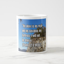 Psalm 62:6 WEBU Mugg Jumbo Mugg