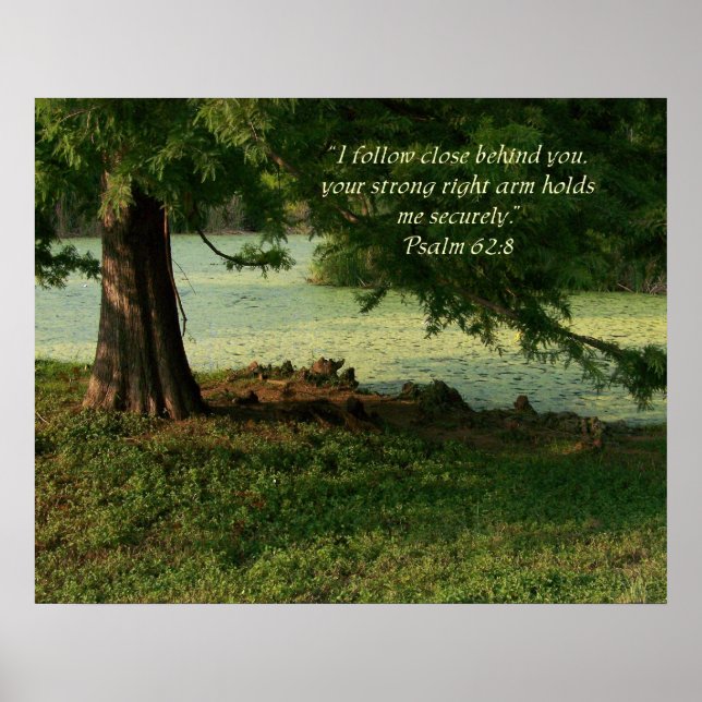 Psalm 62:8 Psalm Poster (Framsidan)