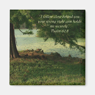 Psalm 62:8 Uppmuntra Nature Magnet