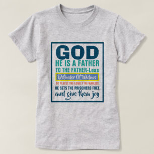 Psalm 68:5-6 GOD är Far till de fäderlösa T Shirt