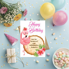 Psalm 6:4 Christian Birthday Greetings Kort
