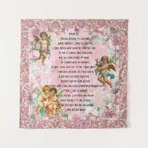 Psalm 70 med bild av baby änglar