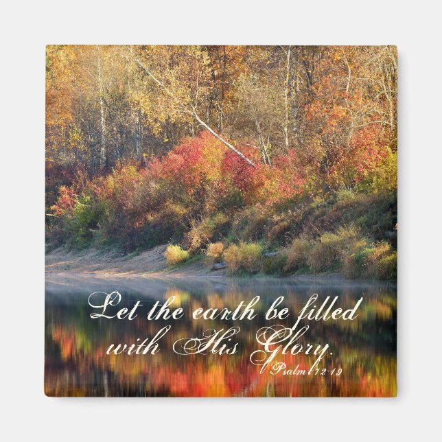 Psalm 72:19 Bible Verse God's Glory Magnet (Framsidan)