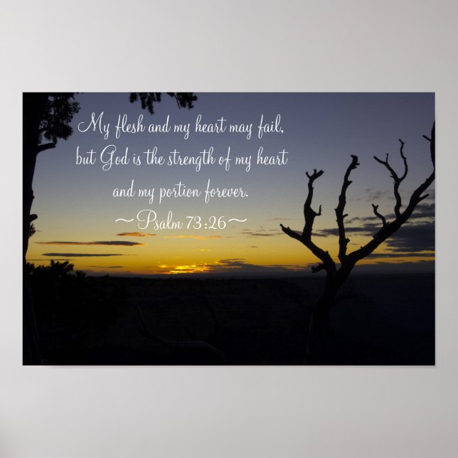 Psalm 73:26 poster (Framsidan)