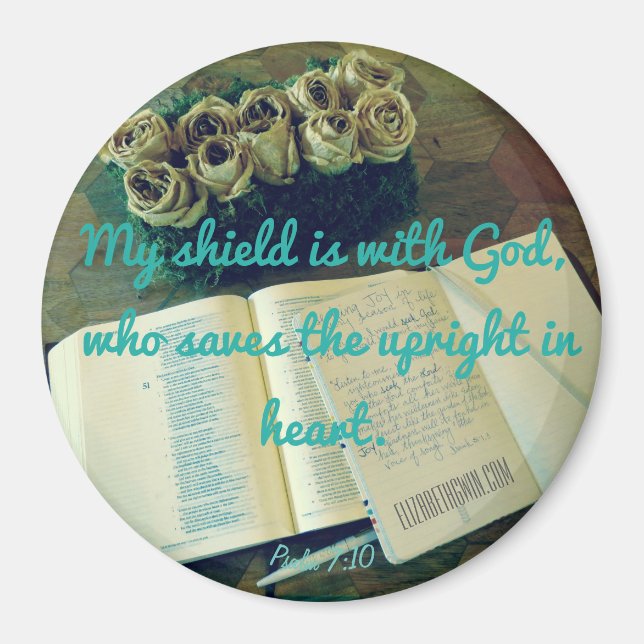 Psalm 7:10 magnet (Framsidan)