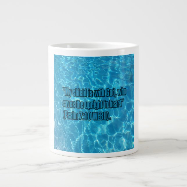 Psalm 7:10 WEBU Mug Jumbo Mugg (Framsidan)