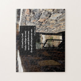 Psalm 7:1 Gud är min tvåbläck. Pussel