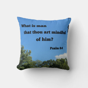 Psalm 8:4 Vad är man som du tänker på honom? Kudde