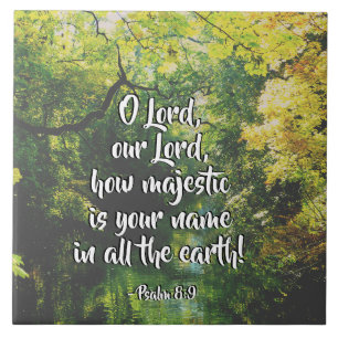Psalm 8:9. kakelplatta