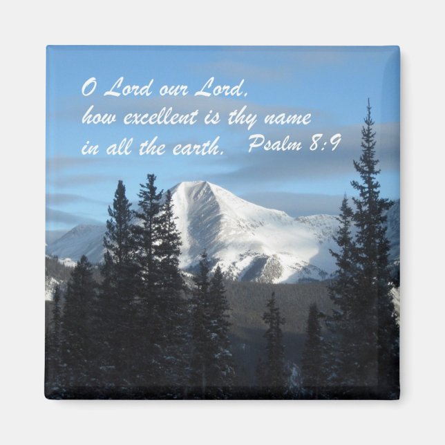 Psalm 8:9 magnet (Framsidan)