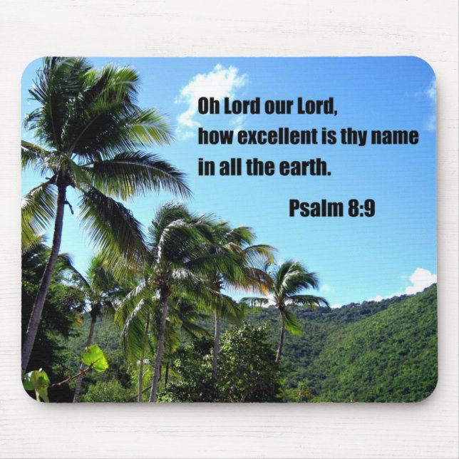 Psalm 8:9 musmatta (Framsidan)