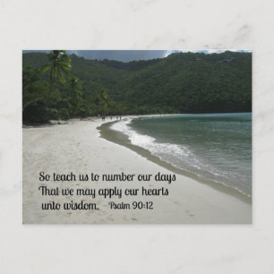 Psalm 90:12 vykort
