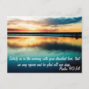 Psalm 90:14 vykort