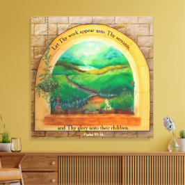 Psalm 90:16 canvastryck