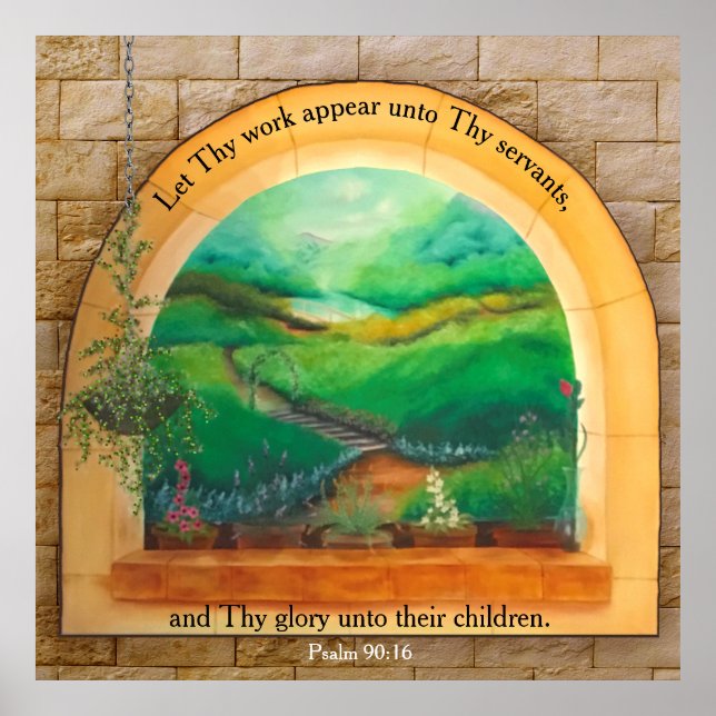 Psalm 90:16 poster (Framsidan)