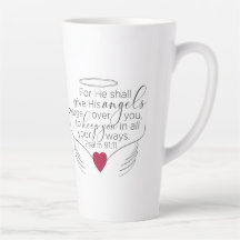 Psalm 91:11 - New Kung James version - Coffee Mugg