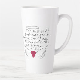 Psalm 91:11 - New Kung James version - Coffee Mugg