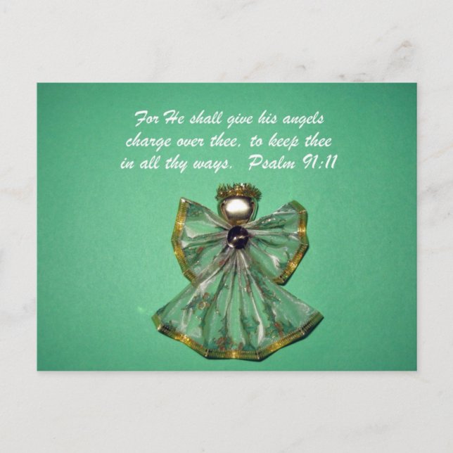 Psalm 91:11 vykort (Framsida)